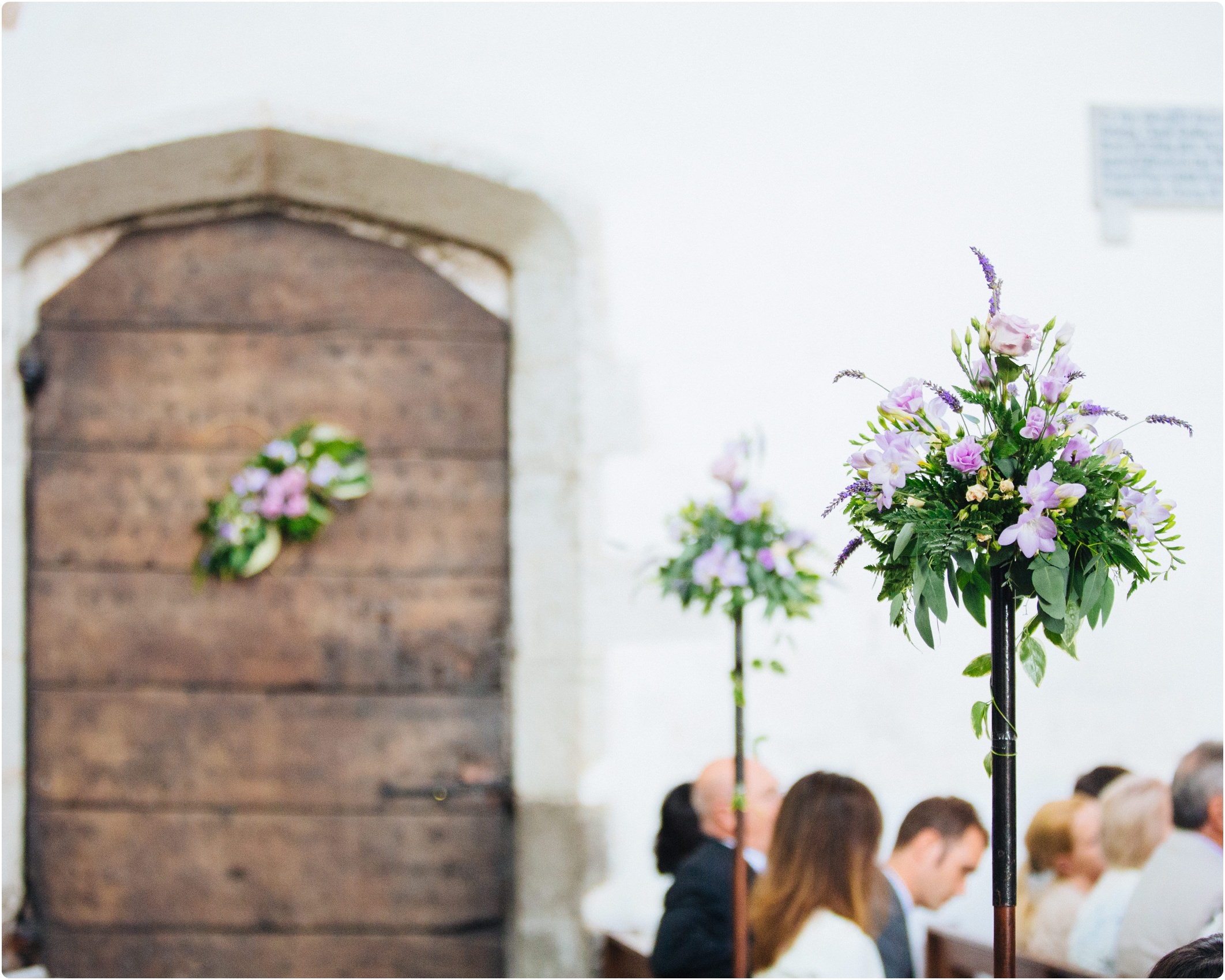 rustic church flowers
