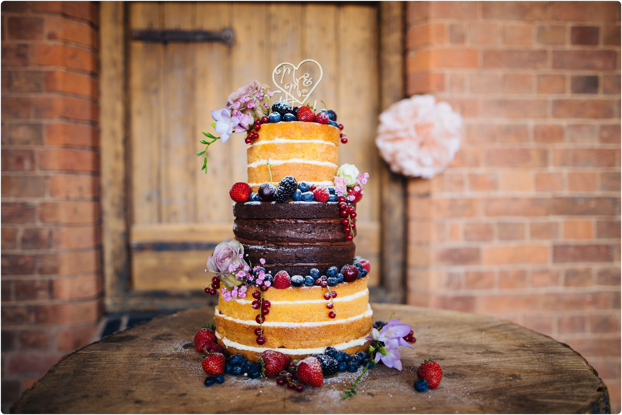 Swallows Nest Barn Naked Cake